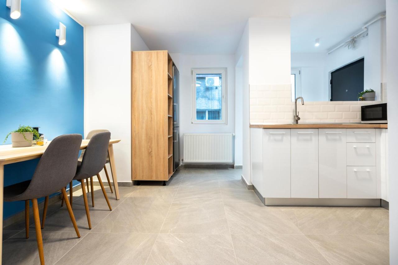 Blue Design Apartament In Magheru Bukarest Exterior foto